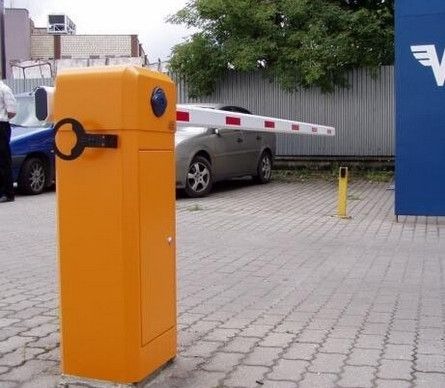 Boom Barrier Arm Close-up